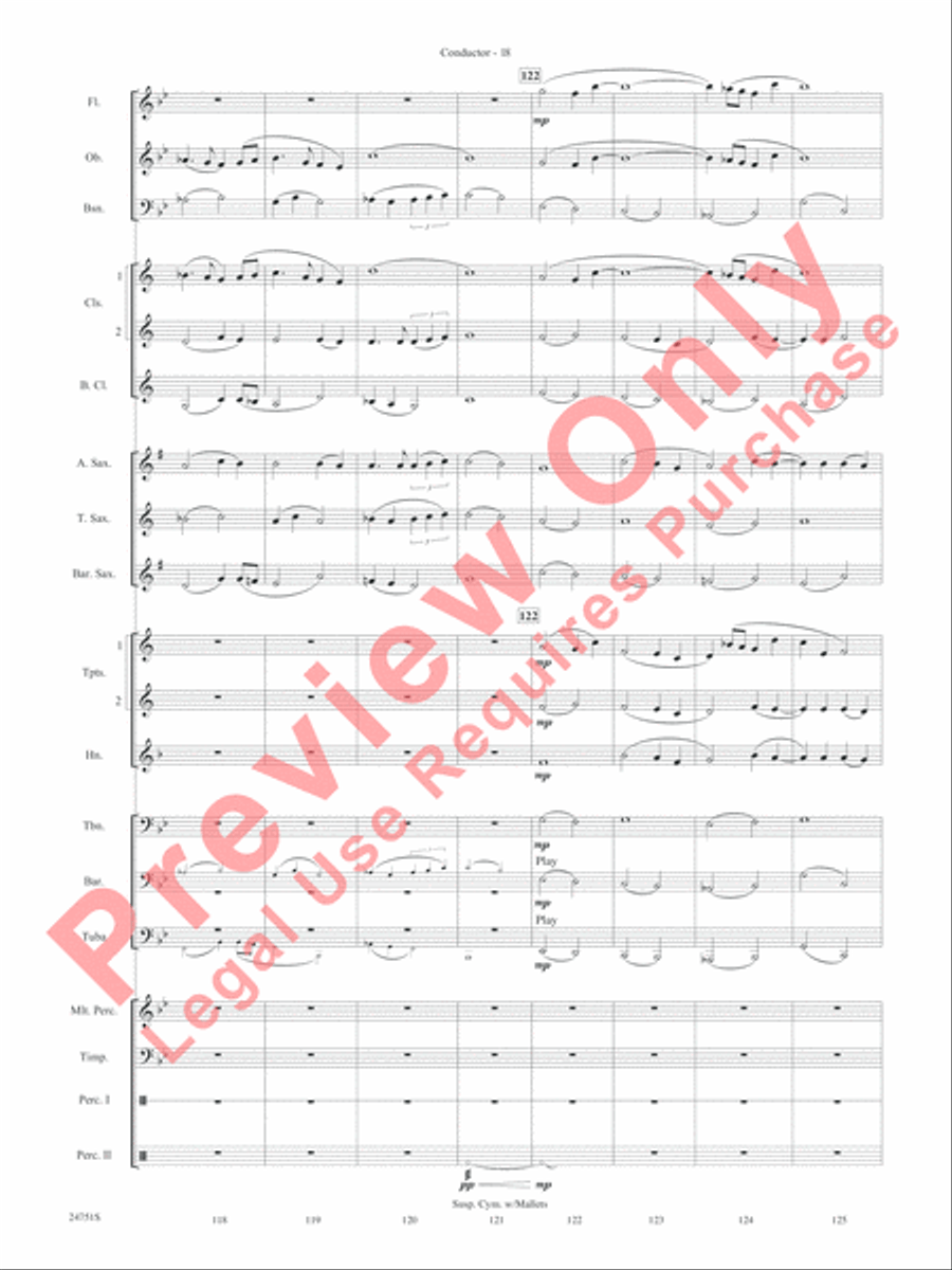 Harry Potter and the Goblet of Fire, Selections from Concert Band scores gallery preview page 21