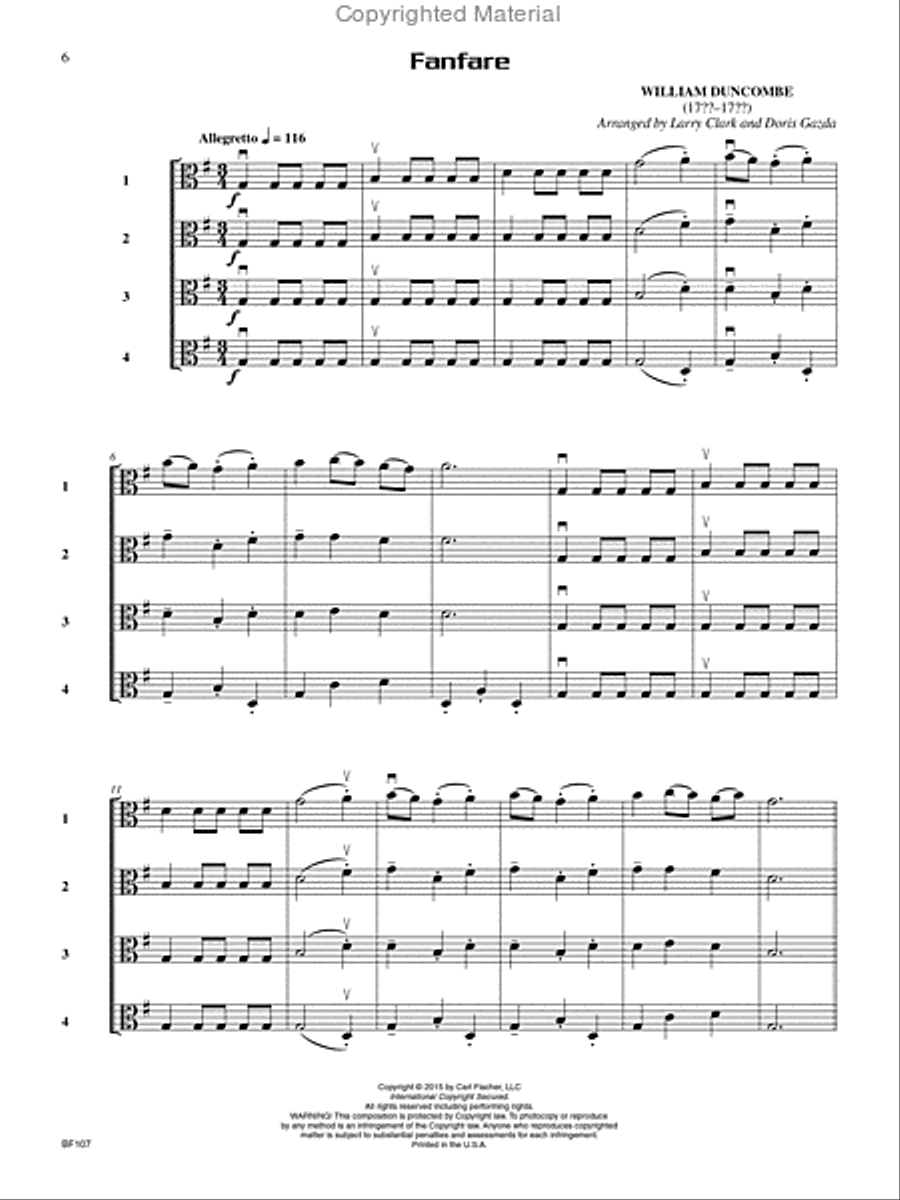Compatible Quartets for Strings String Orchestra scores gallery preview page 2