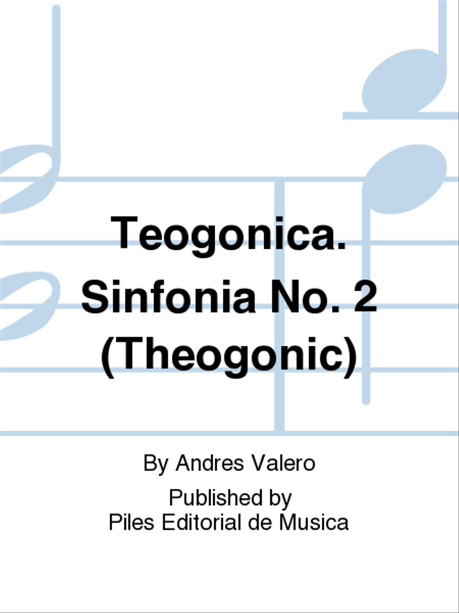 Teogonica. Sinfonia No. 2 (Theogonic) Concert Band scores gallery preview page 1