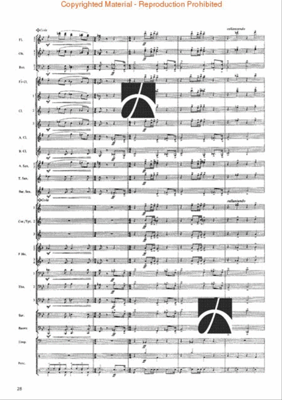 La Storia Concert Band scores gallery preview page 24