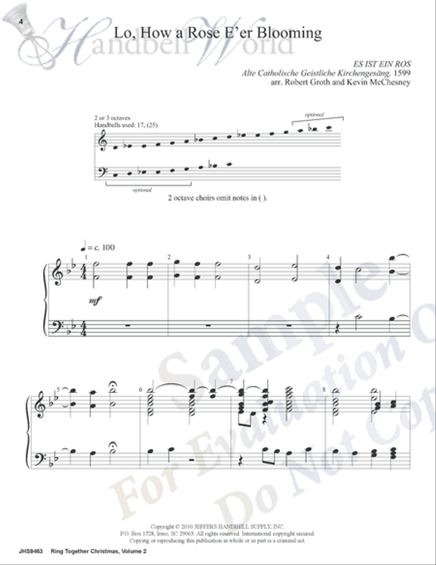 Ring Together Christmas Volume 2 3-Octaves scores gallery preview page 3