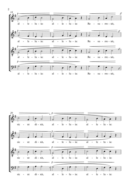 Regina caeli for Virtual Choir 4-Part - Digital Sheet Music