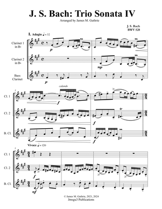BACH: Trio Sonata No. 4 BWV 528 for Clarinet Trio