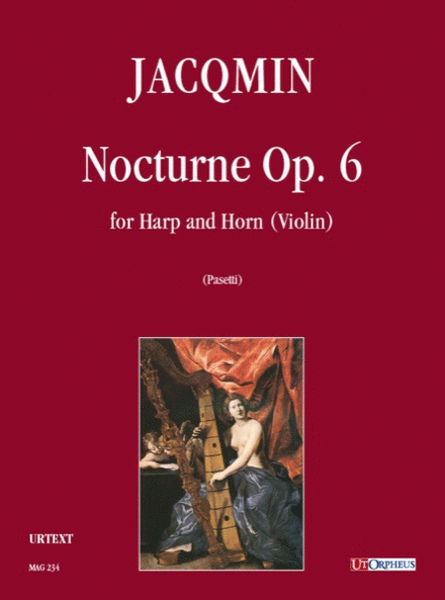 Nocturne Op. 6 for Harp and Horn (Violin)