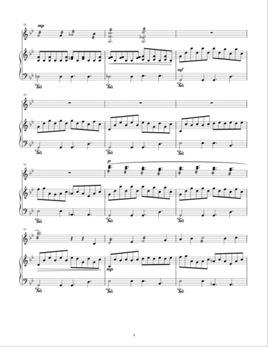 First Bloom Piano scores gallery preview page 4