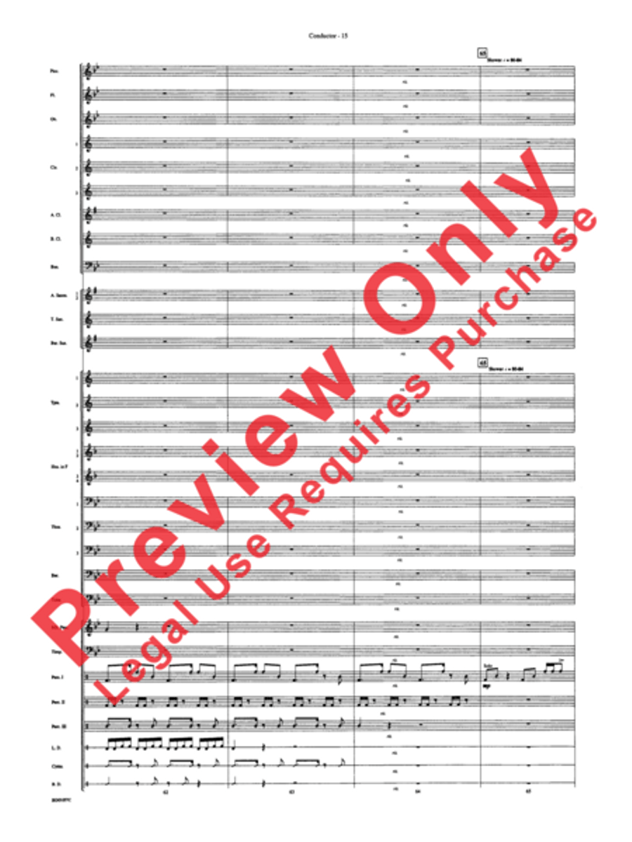 Africa: Ceremony, Song, and Ritual Concert Band scores gallery preview page 18