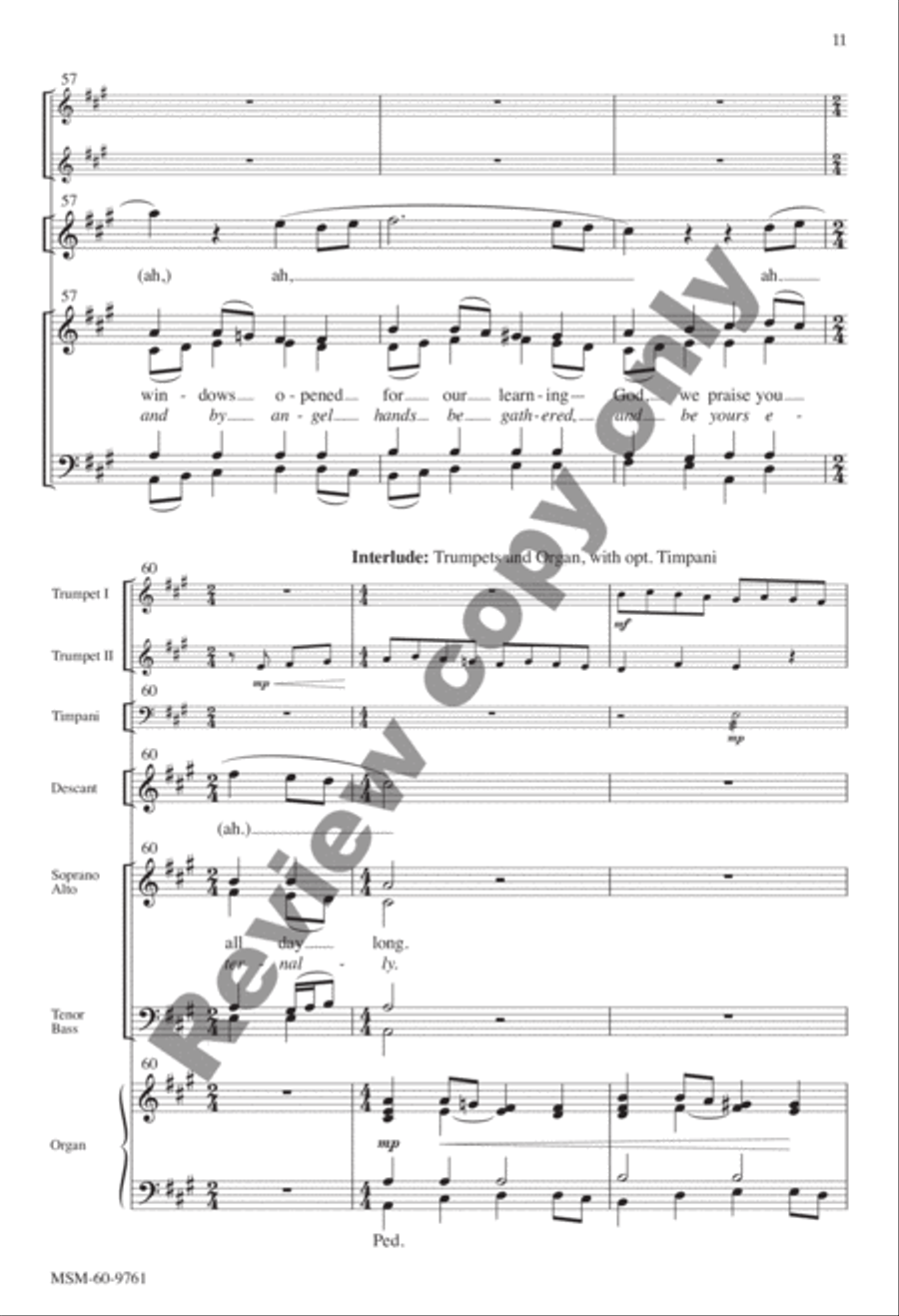 God, Creation's Great Designer: Alleluia! Alleluia! Hearts to Heaven 4-Part scores gallery preview page 25