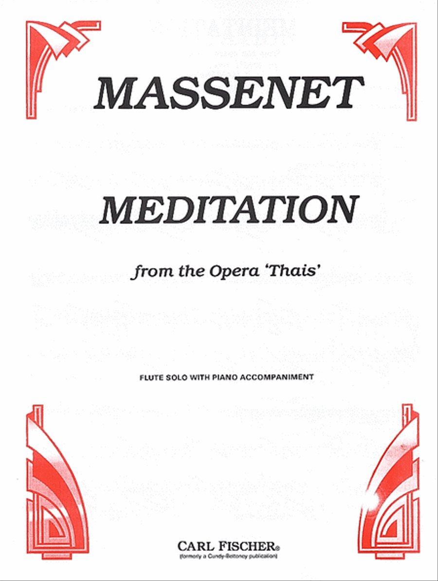 Meditation (From 'Thais') Flute Solo scores gallery preview page 1