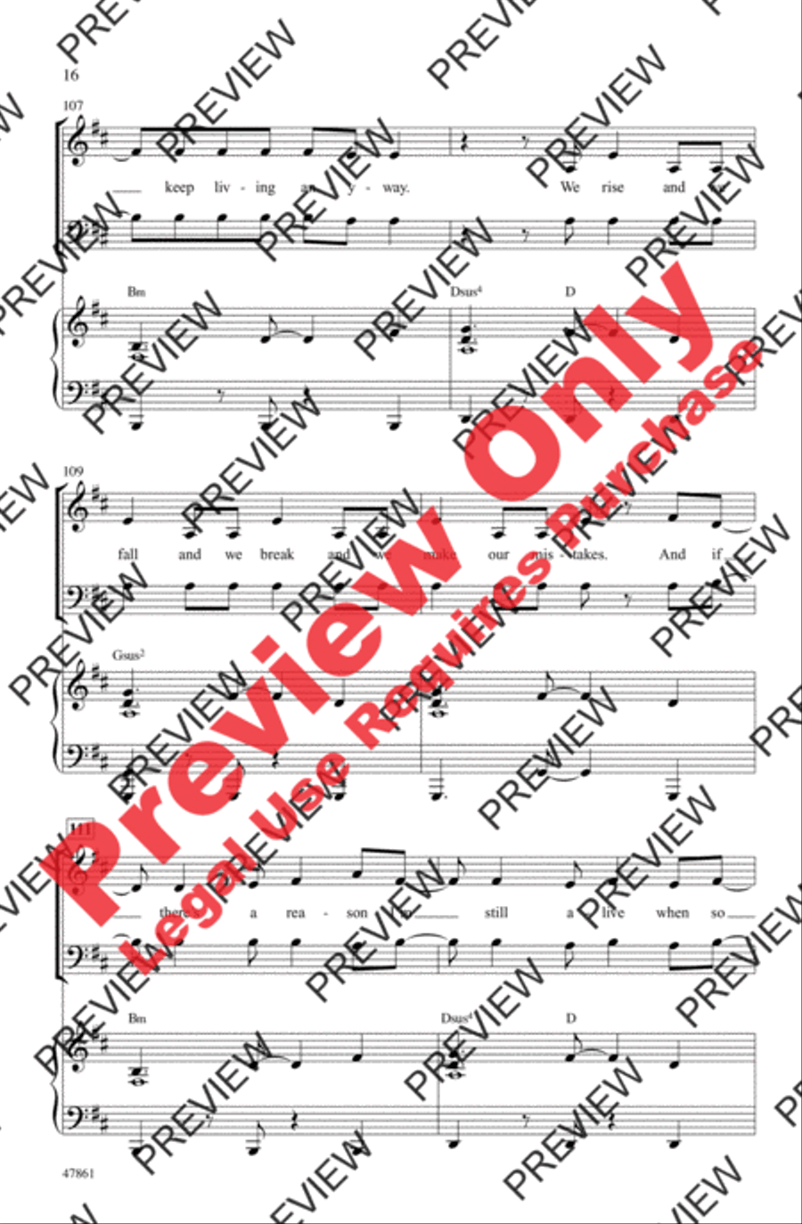 Hamilton Highlights 3-Part scores gallery preview page 16