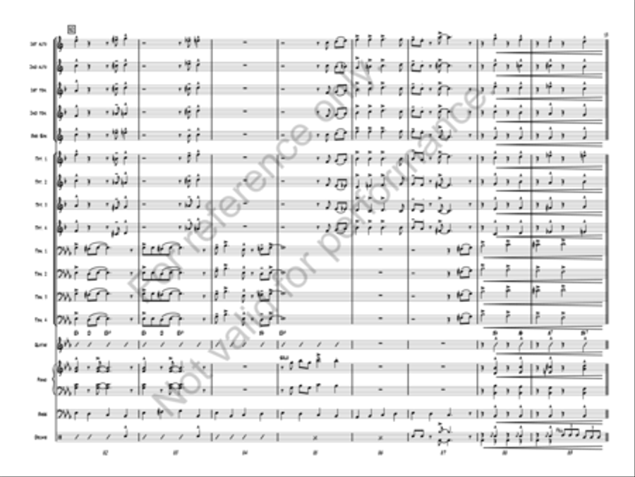 Trombones Under The Tree Jazz Ensemble scores gallery preview page 12