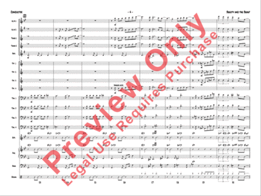 Beauty and the Beast Beauty and the Beast Jazz Ensemble scores gallery preview page 7