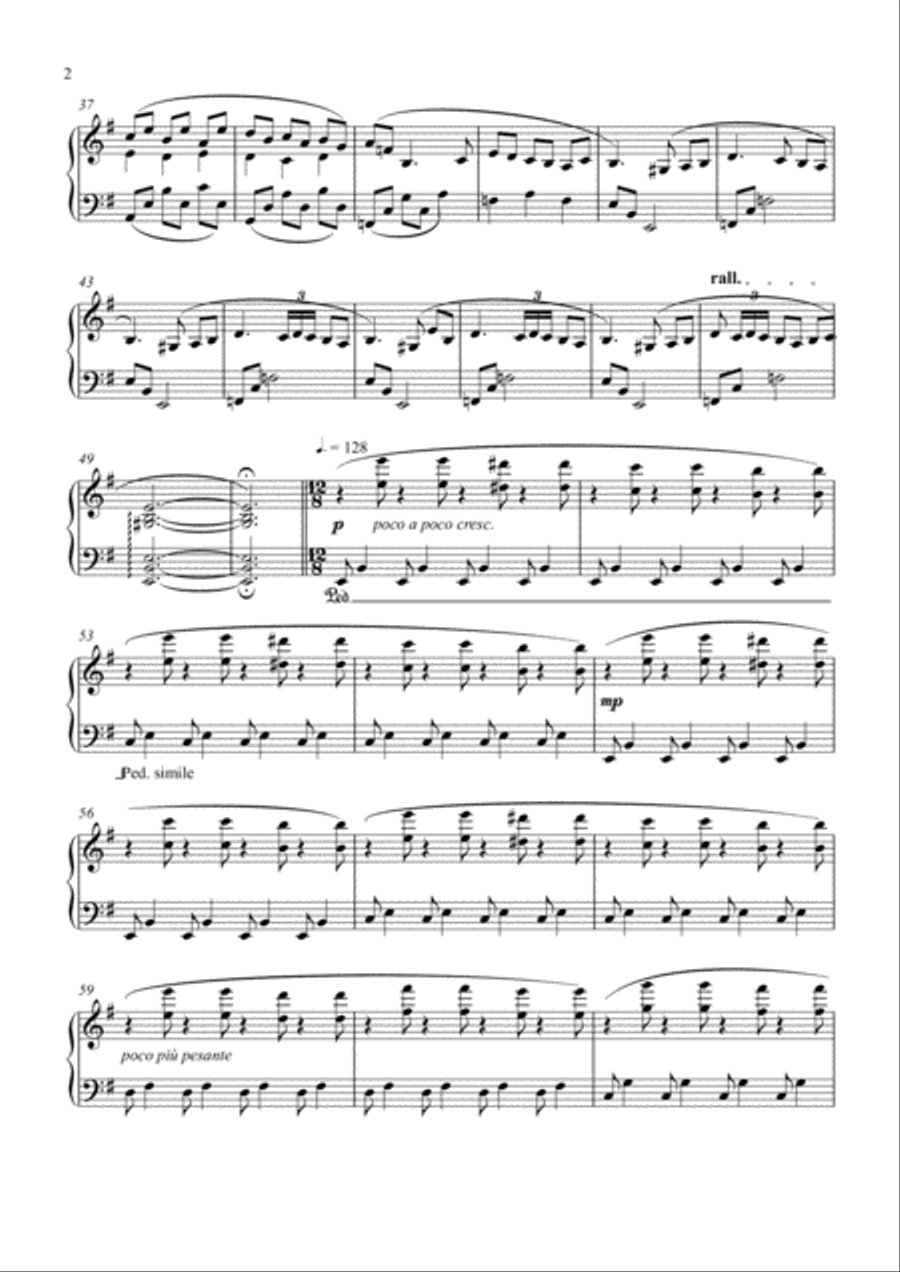 Finnish Echoes Piano Solo scores gallery preview page 2