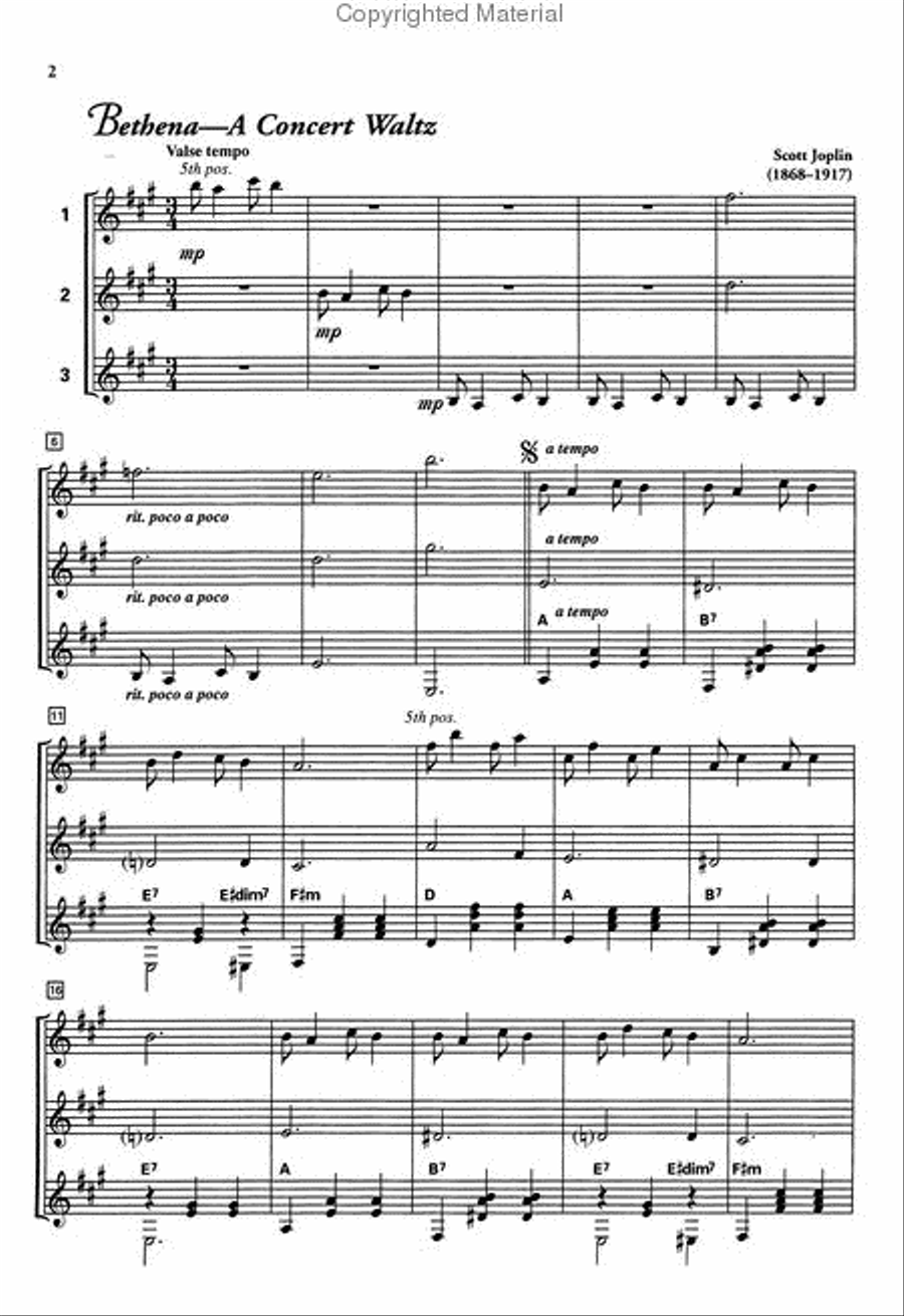 Jerry Snyder's Guitar School, Ensemble Book, Book 2 Guitar scores gallery preview page 2