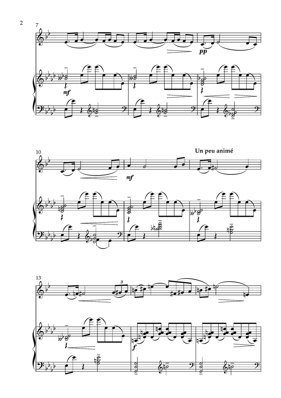 Nocturne Nocturne B-Flat Trumpet scores gallery preview page 3