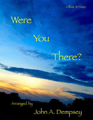 Book cover for Were You There (Oboe and Piano)