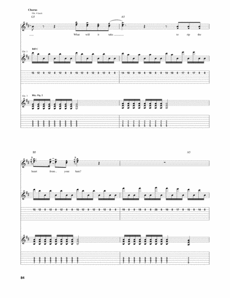 Heart From Your Hate by Trivium - Electric Guitar - Digital Sheet