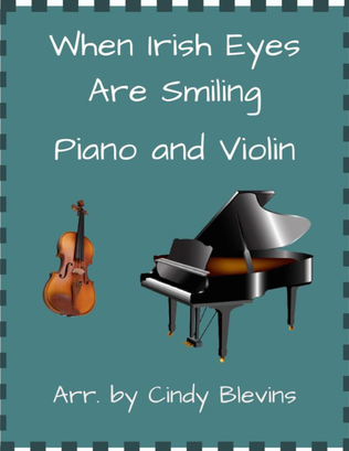 Book cover for When Irish Eyes are Smiling, for Piano and Violin
