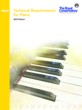 Book cover for Technical Requirements for Piano Preparatory Level