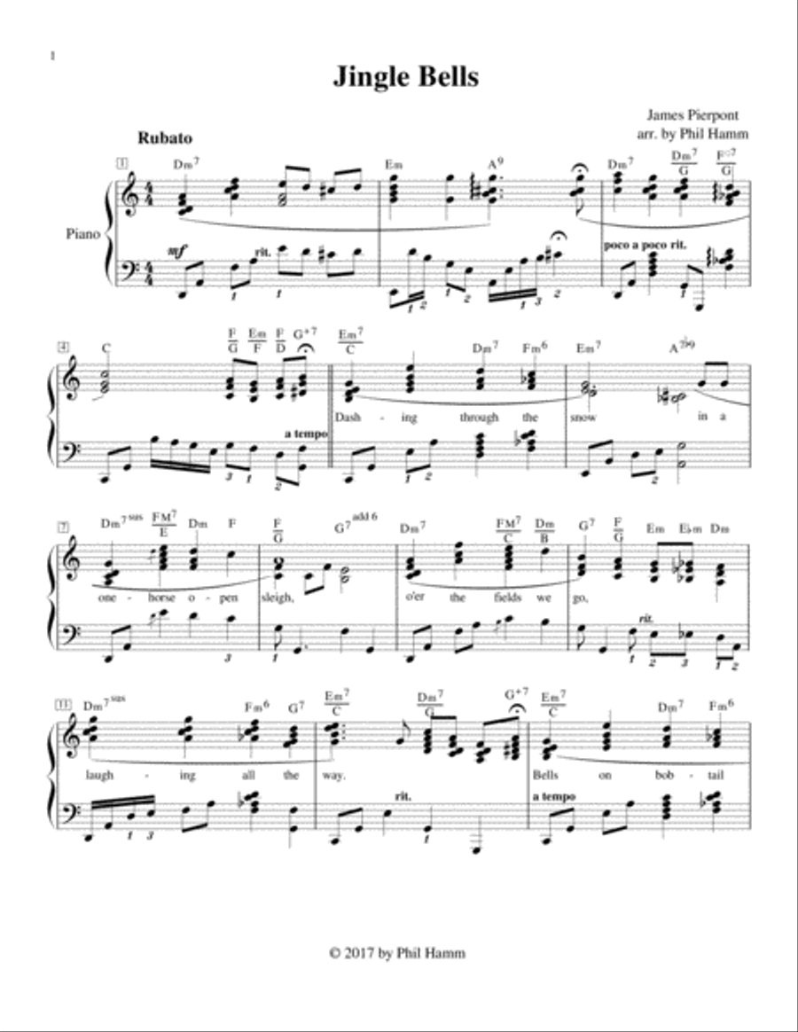 Jingle Bells-Jazzy Small Ensemble scores gallery preview page 2