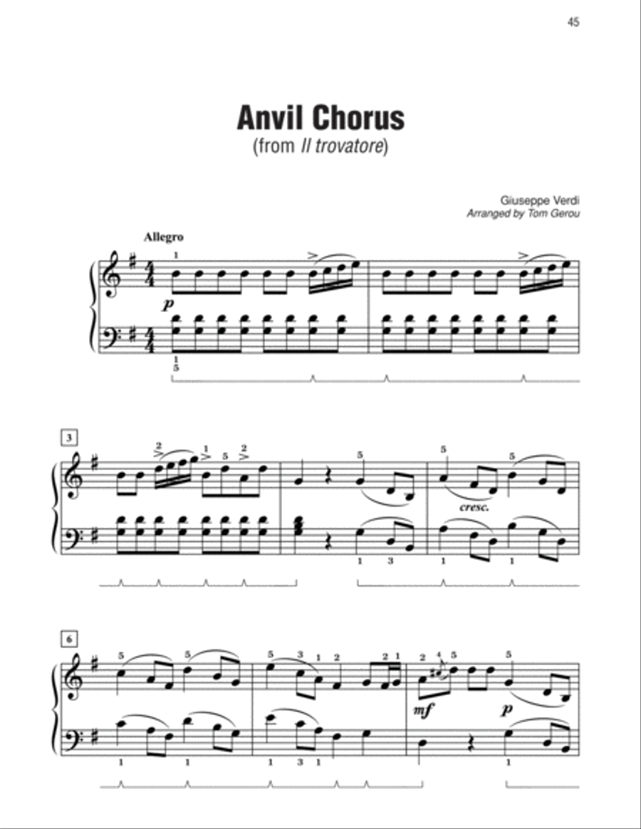 Simply Opera Simply Opera Easy Piano scores gallery preview page 3