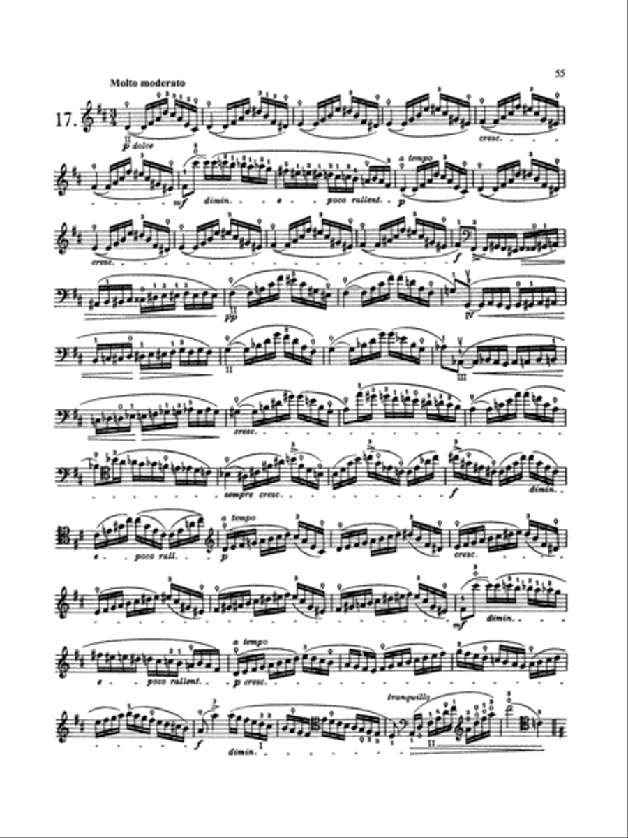 Grützmacher: Etudes, Op. 38 Part scores gallery preview page 1