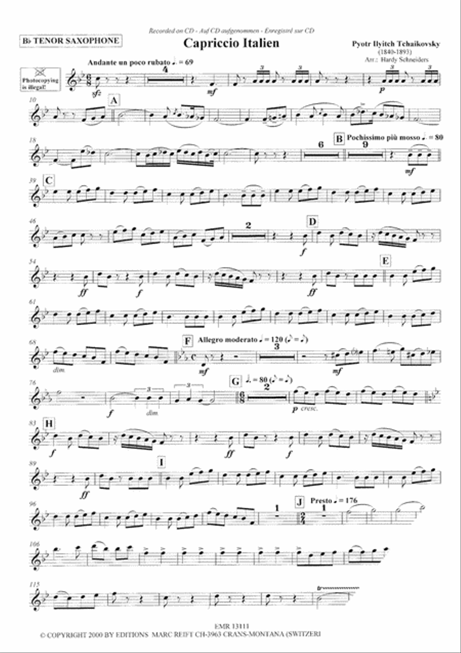Play The 1st Tenor Sax With The Philharmonic Wind Orchestra Concert Band scores gallery preview page 4