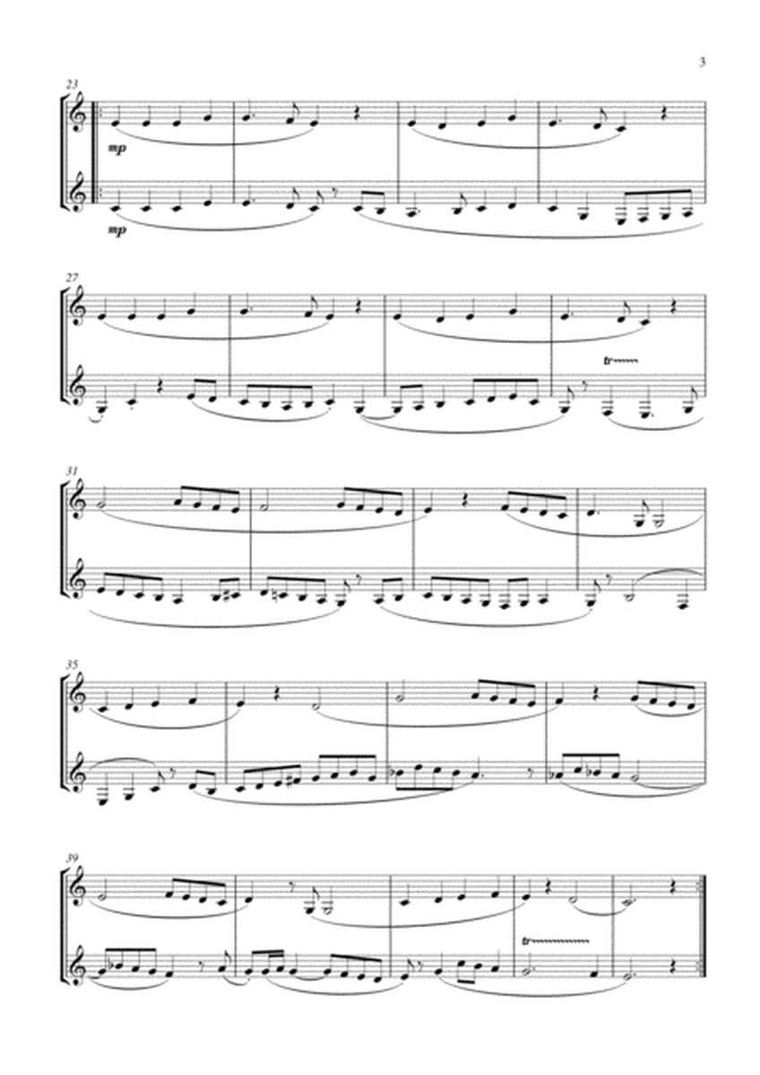 15 Popular Christmas Songs for Bb Clarinet Duet (Suitable for beginning / intermediate clarinetists) image number null