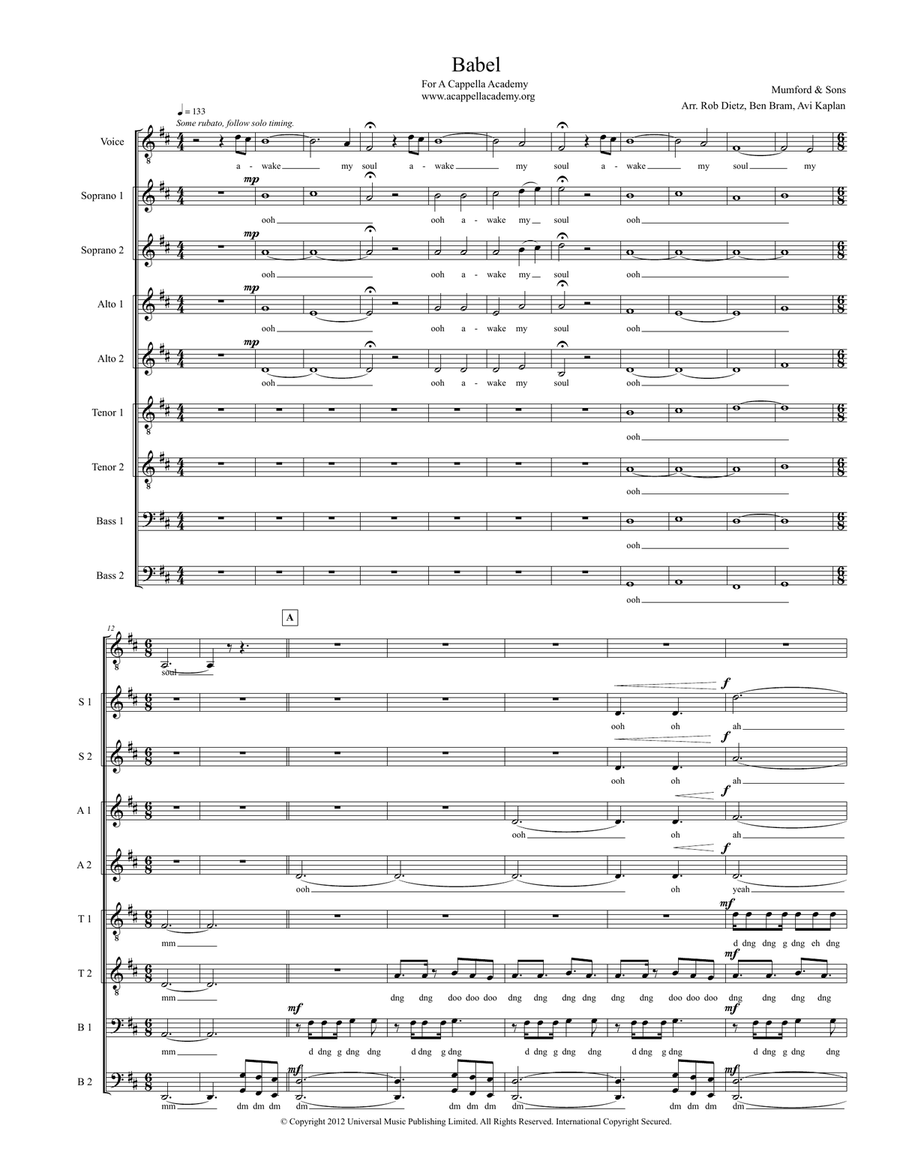 Babel Divisi scores gallery preview page 1