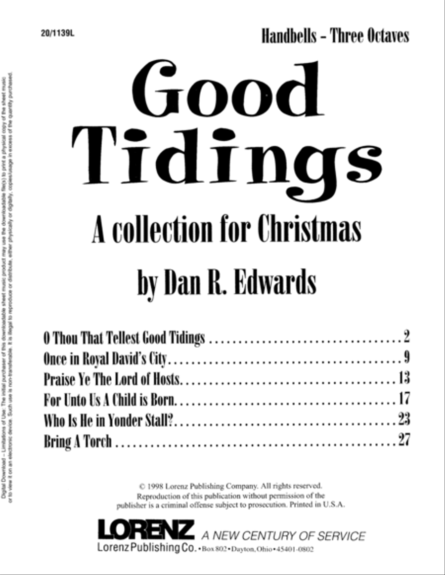 Good Tidings 3-Octaves scores gallery preview page 3