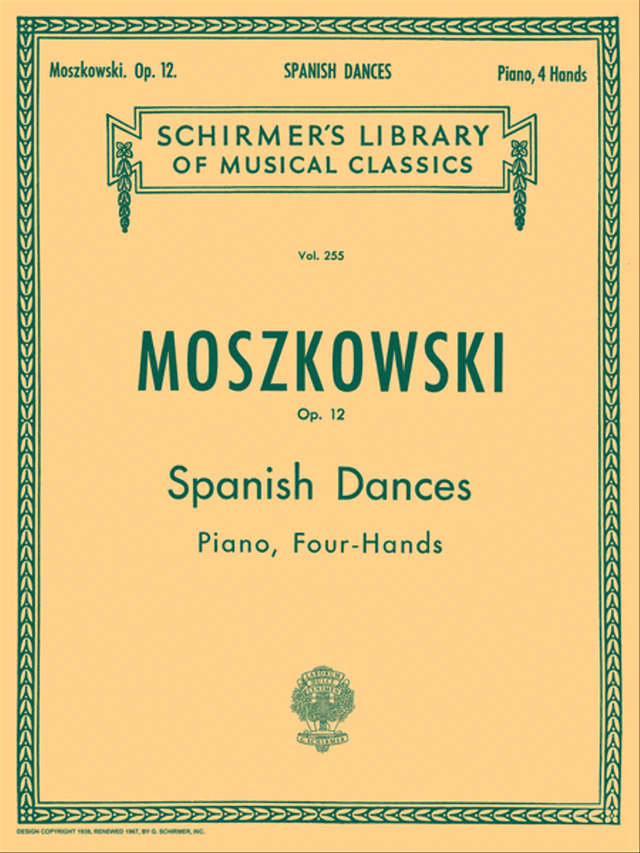 5 Spanish Dances, Op. 12 Piano Duet scores gallery preview page 1