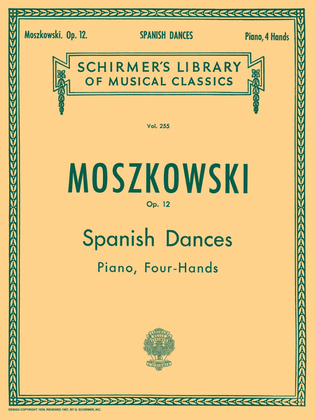 Book cover for 5 Spanish Dances, Op. 12