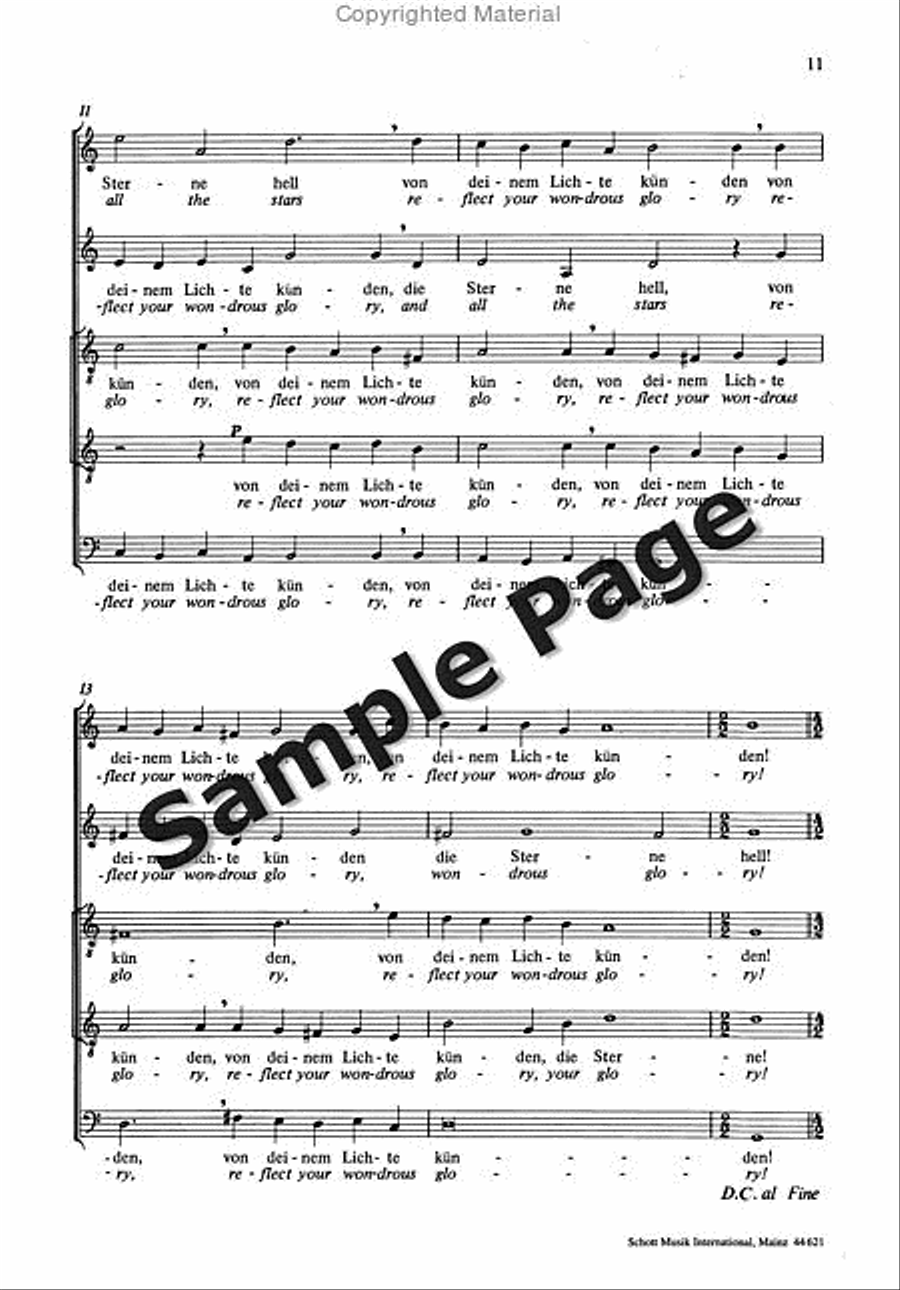 Monteverdi/orff Choere 2 Aus Orpheus Mixed Choir scores gallery preview page 12