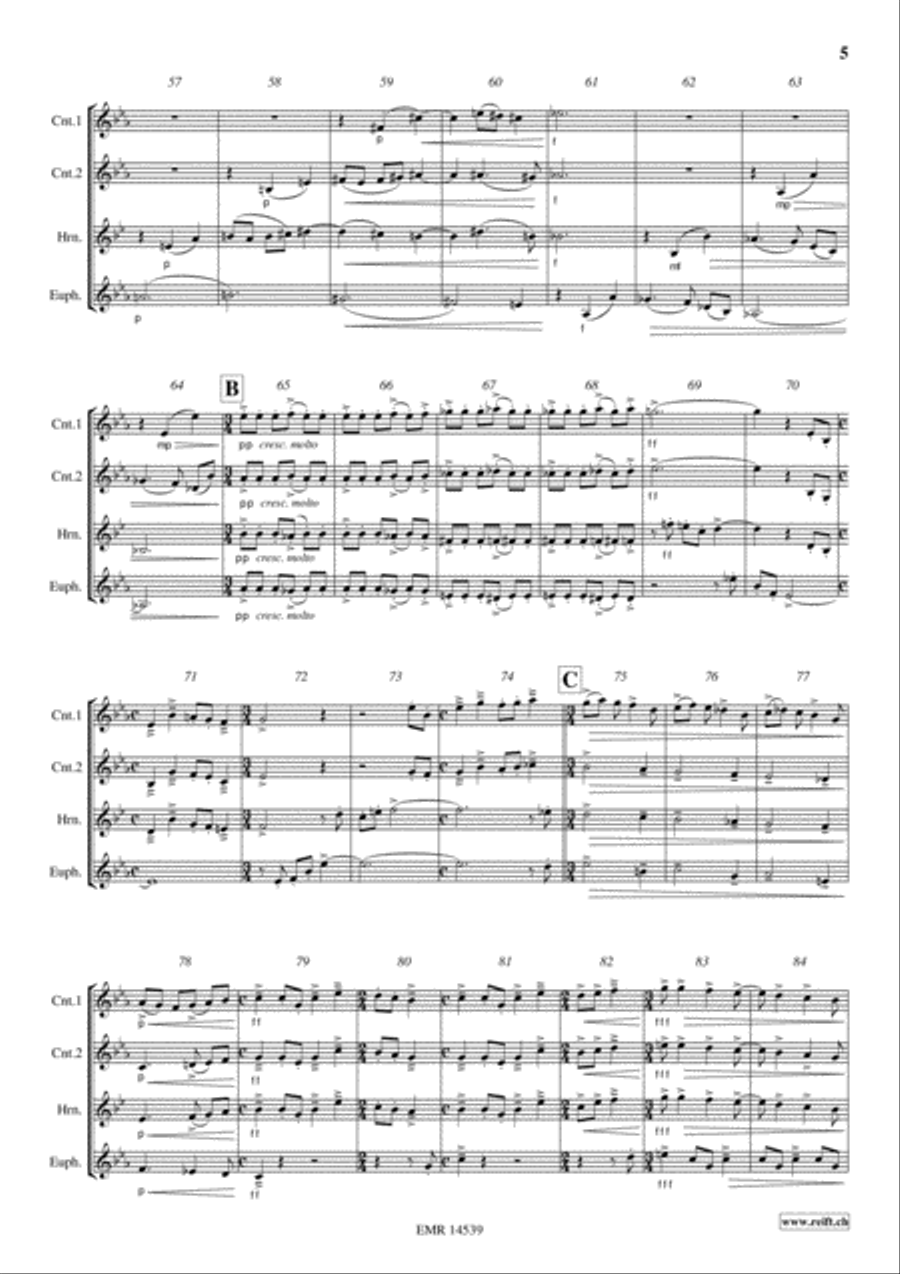 Capriccio Brass Ensemble scores gallery preview page 6