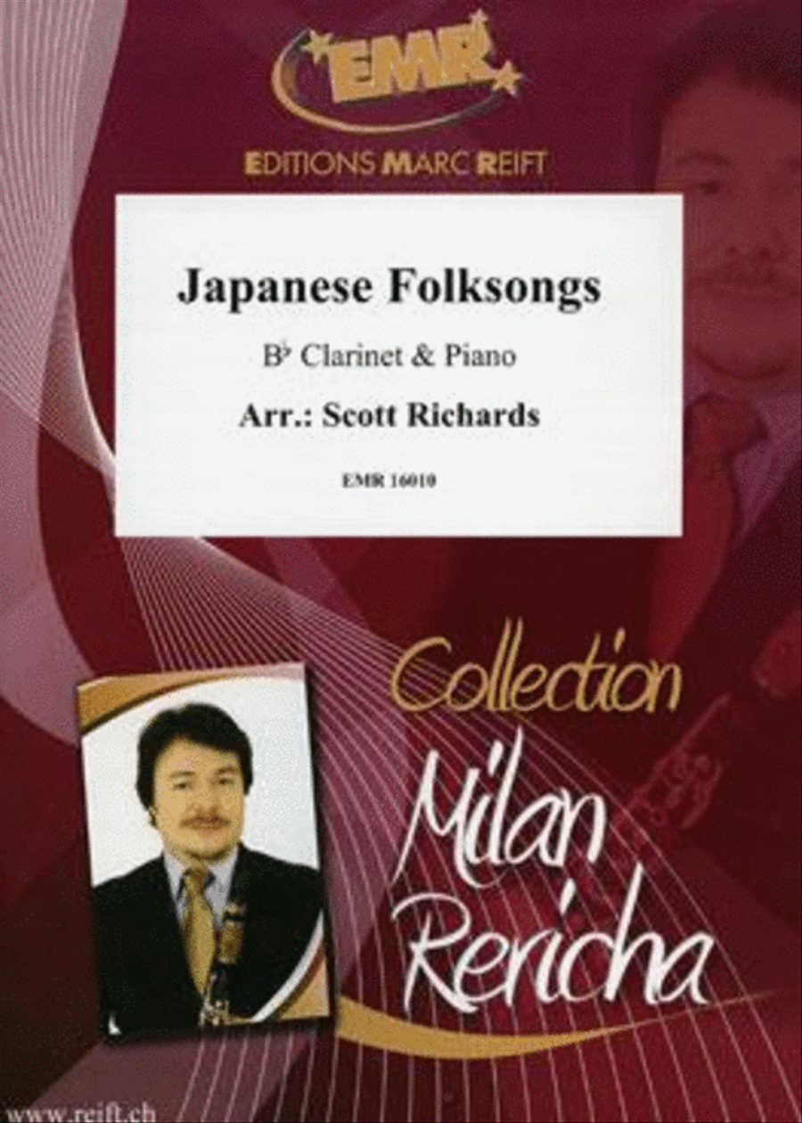 Japanese Folksongs Clarinet Solo scores gallery preview page 1