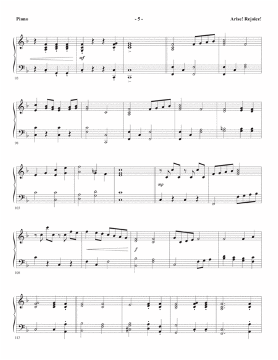 A Weary World Rejoices (A Chamber Cantata For Christmas) - Piano Choir scores gallery preview page 18