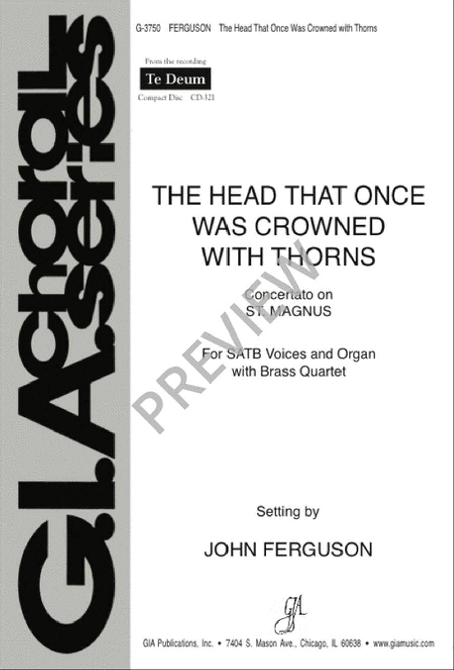 The Head That Once Was Crowned with Thorns 4-Part scores gallery preview page 2