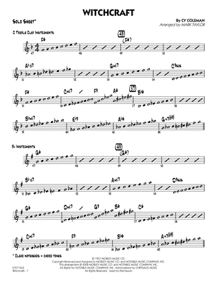 Witchcraft - Solo Sheet