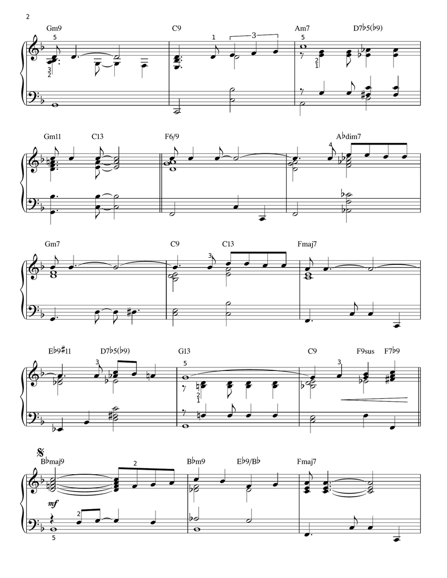 I'm Glad There Is You (In This World Of Ordinary People) [Jazz version] (arr. Brent Edstrom) Piano Solo scores gallery preview page 2