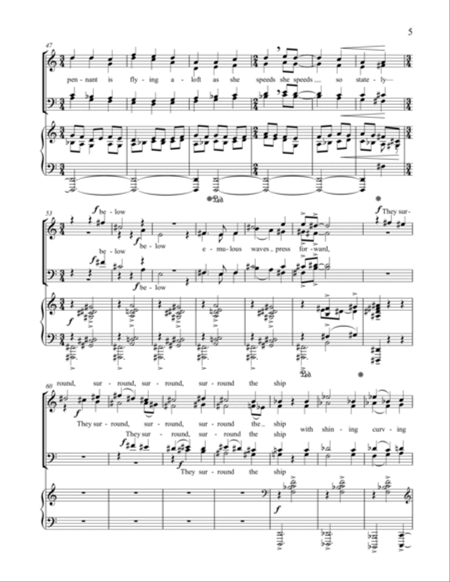 The Ship Starting The Ship Starting 4-Part scores gallery preview page 11