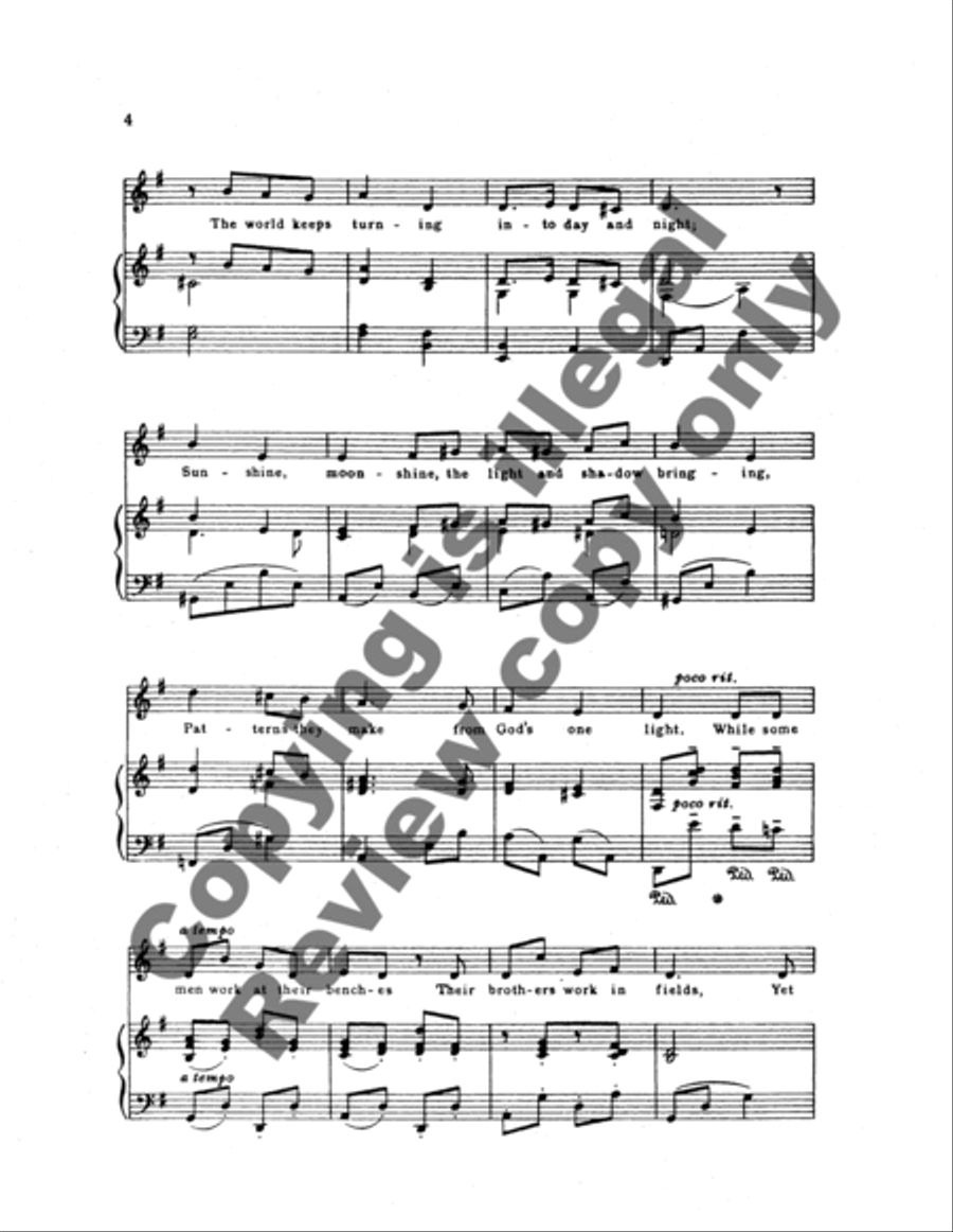 The Clock Carol The Clock Carol Unison Choir scores gallery preview page 7