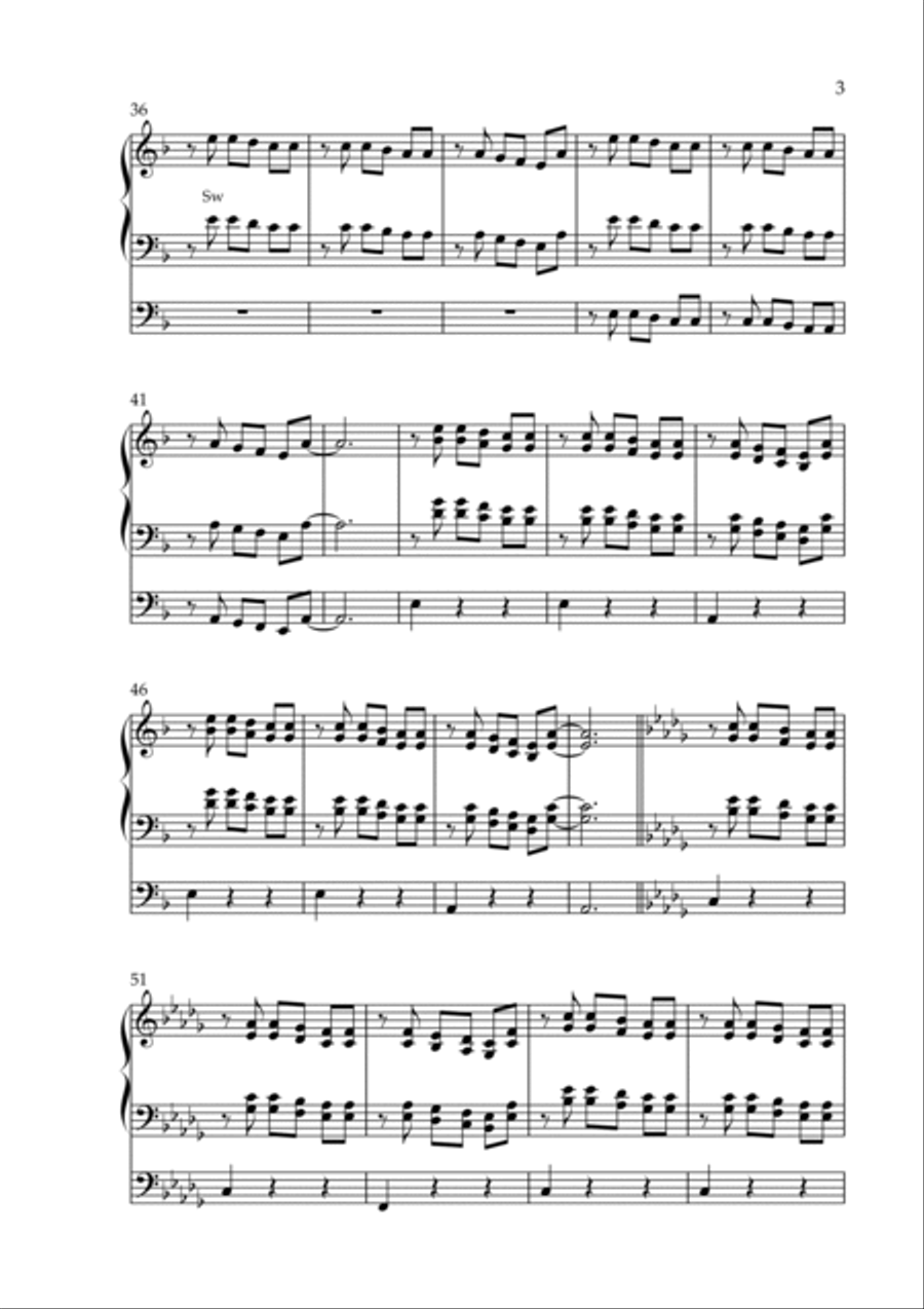 Litany on Christus vincit, Op. 18 (Organ Solo) by Ausra Motuzaite-Pinkeviciene Organ Solo scores gallery preview page 3