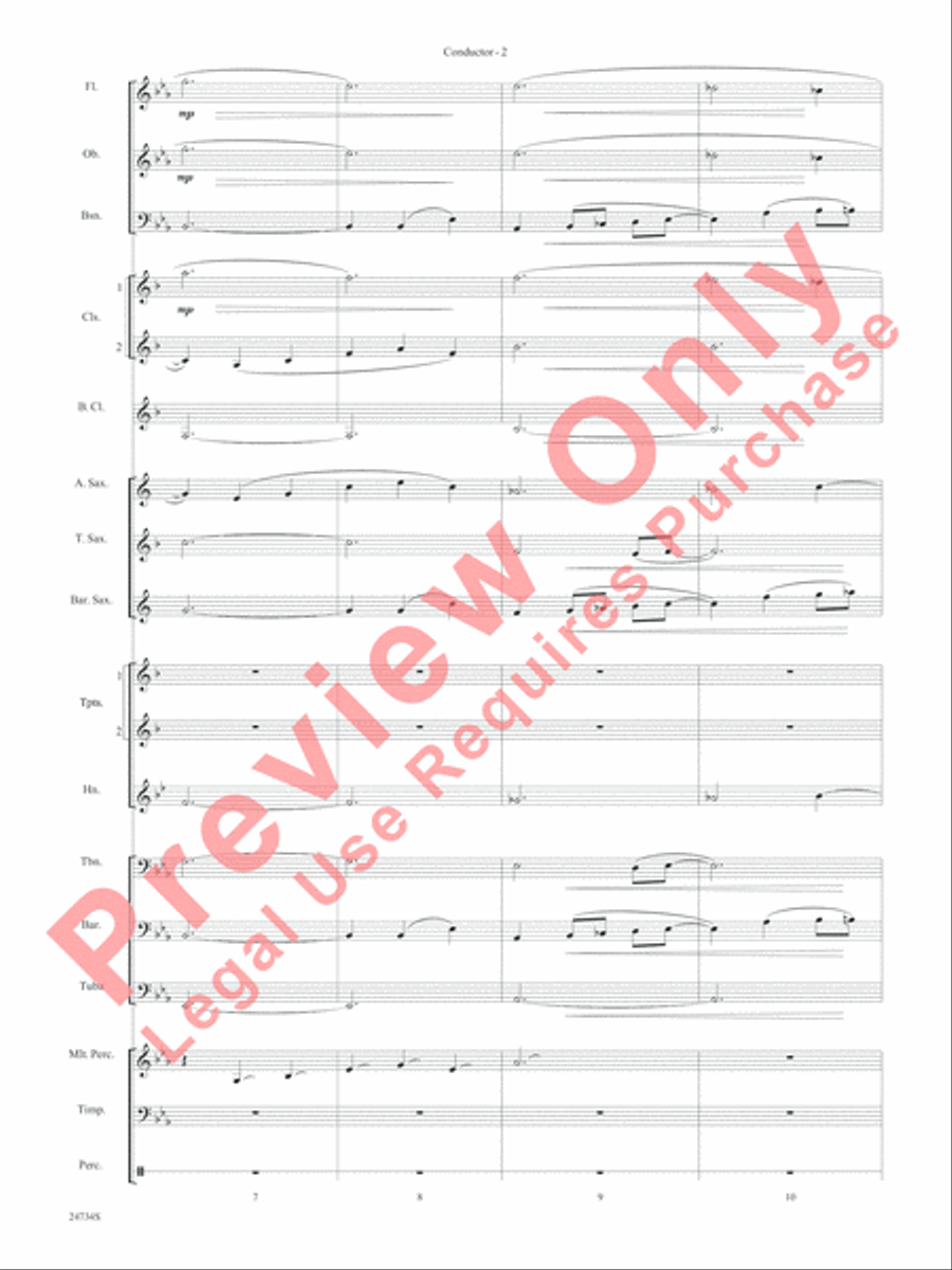 Nocturne (Opus 9, No. 2) Concert Band scores gallery preview page 5