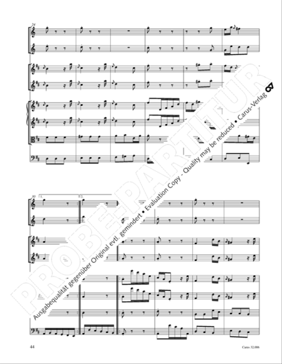 Gesamtausgabe Band 6 (Orchestermusik III: Sinfonien) Orchestra scores gallery preview page 61