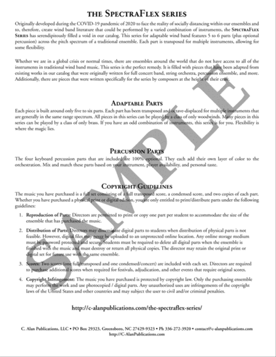 Fantasy for Various & Sundries (condensed score) Flexible/Adaptable scores gallery preview page 3
