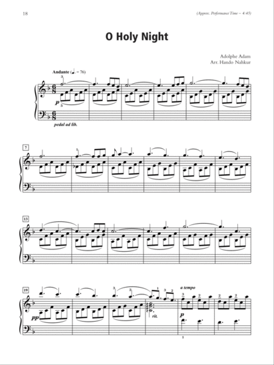 A Holy Night A Holy Night Piano Solo scores gallery preview page 3