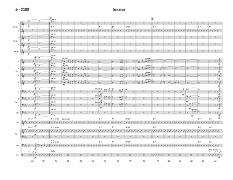 Invitation Jazz Ensemble scores gallery preview page 6