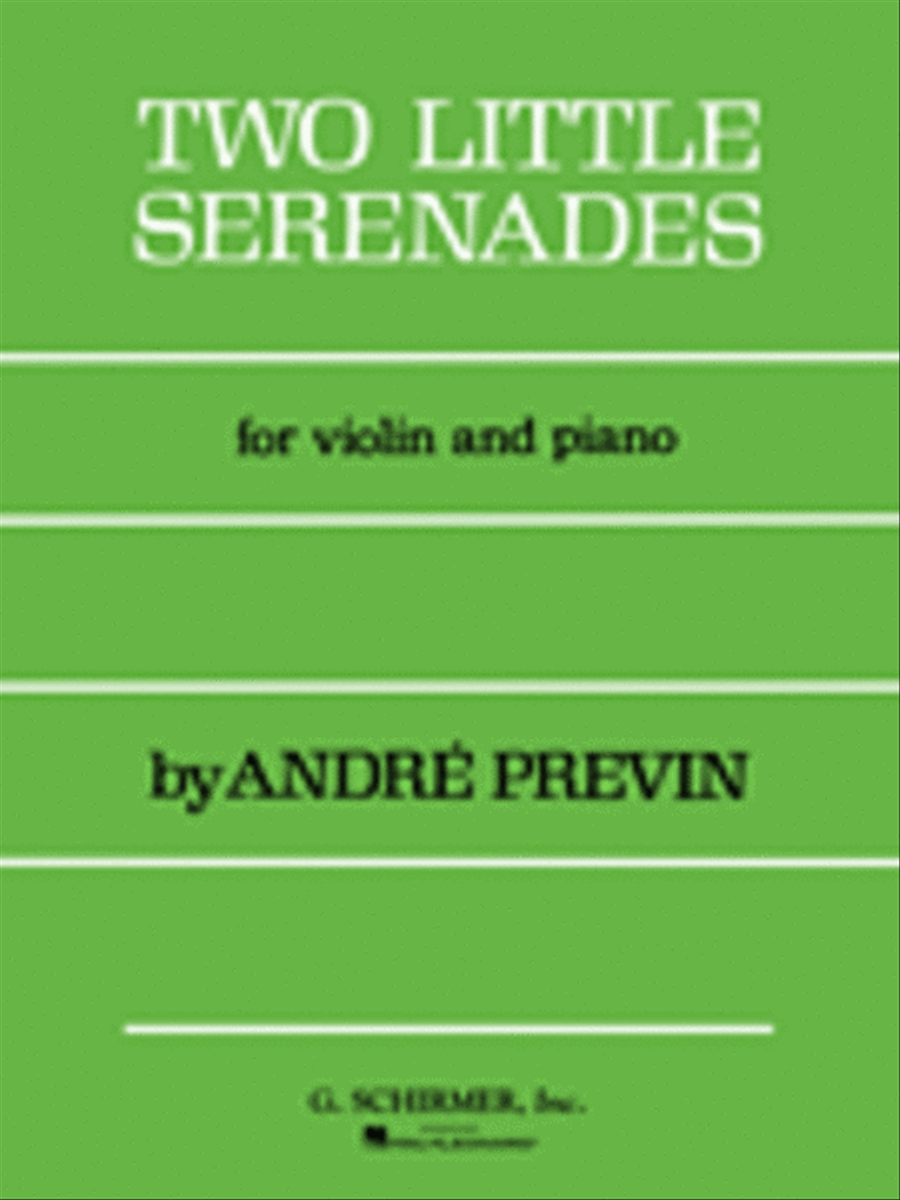 2 Little Serenades 2 Little Serenades Violin Solo scores gallery preview page 1