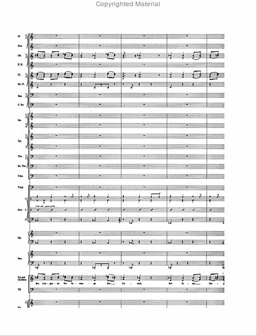 Dry Your Tears, Afrika (from Amistad) Choir scores gallery preview page 3