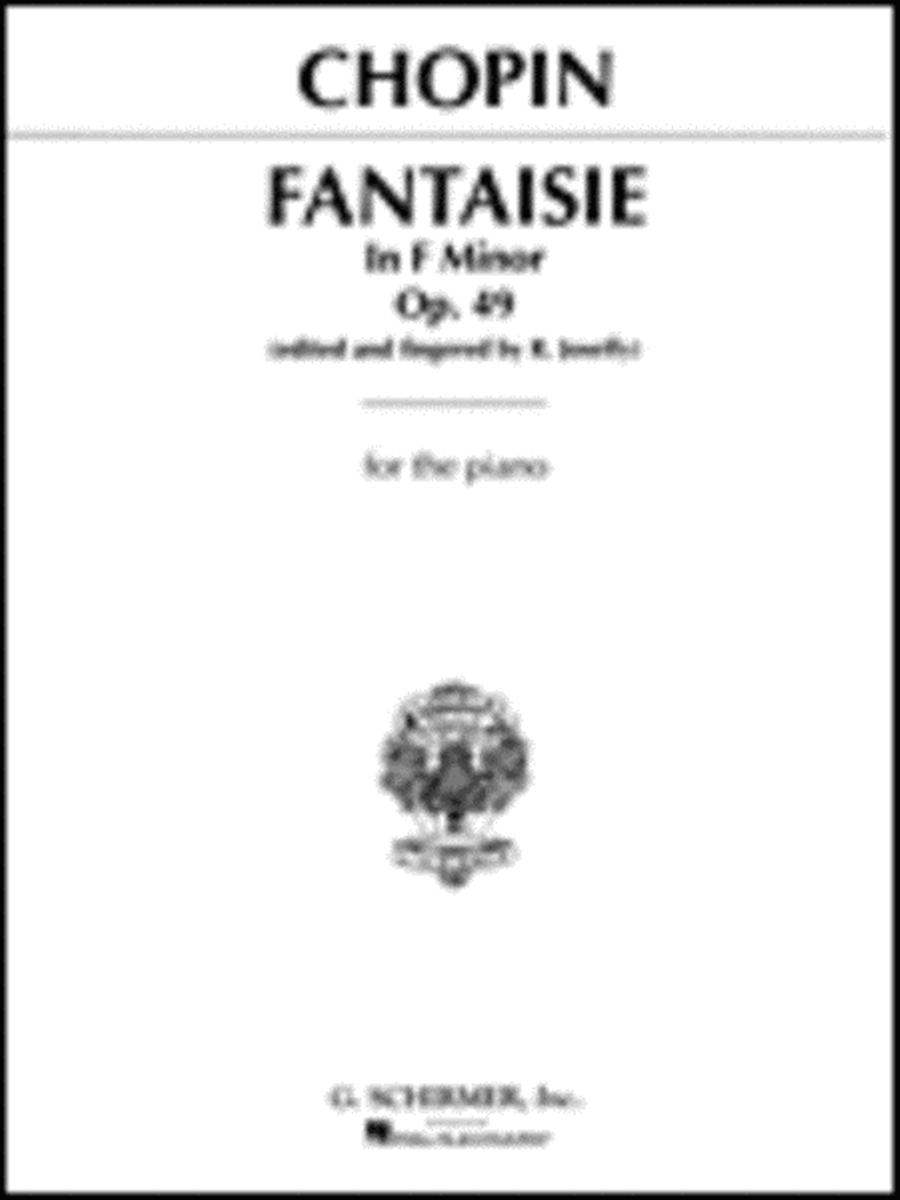 Fantasie, Op. 49 in F Minor Piano Solo scores gallery preview page 1