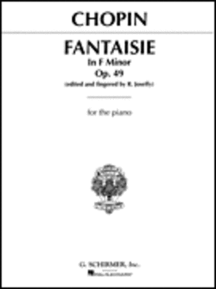 Book cover for Fantasie, Op. 49 in F Minor